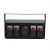 Import New Car Auto Boat Marine Switches box USB Charger 12V 24V usb voltage meter 4 gang rocker switch panel from China
