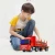 Import New Childrens Toy Car Model ABS Woods Transport Vehicle  Inertial flatbed transporter for Kids from China