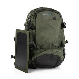 new design Military Solar Panel backpack Multi-pocket Detachable solar backpack bag for hiking outdoor sports