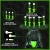 Import New design noctilucous floating ball shooting game air hover target set electric luminous soft bullets gun toys for boy kid from China