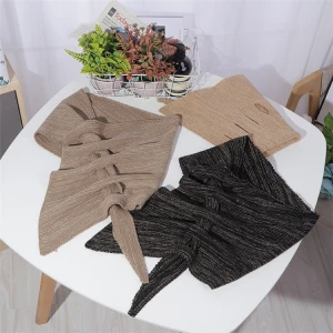 New Fashion Knitted Wool Winter Knit Blanket Lady Long Shawl Unisex Scarf Wrap Sweater Scarf for Warm and decoration