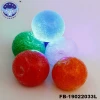 New Hot  soft TPR   5.5cm light up smoothie squeezed  Ball stress relieve toy