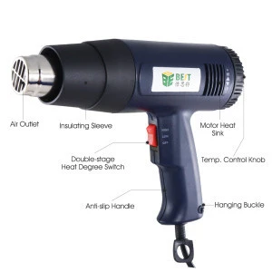 NEW model 3A Electric 1600W Hot Air Gun Temperature controlled Building Heat guns Soldering Adjustable Thermal power tool