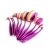 Import New product four kinds different color handle makeup brush set nylon hair supply makeup set for charming lady from China