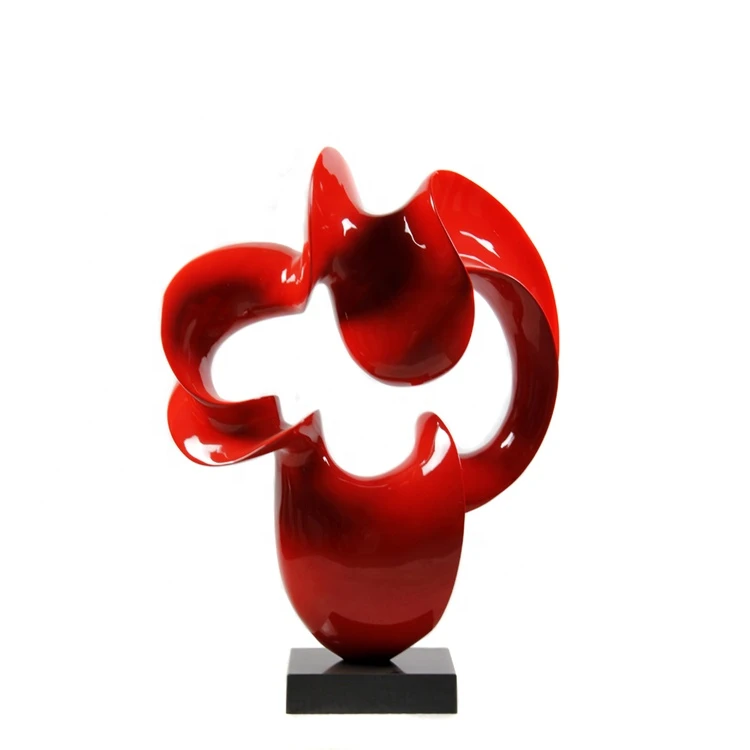 New Products Fiberglass Resin Sculpture Of Apple