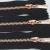 Import New products metal zipper close end black zippers metal rose gold  teeth from China