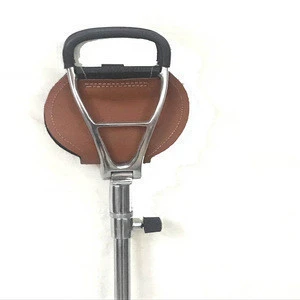 new revolving handle shooting stick hunting chair walking seat stick