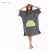 Import New Style Hooded Poncho Beach Towel with Green Stowable Pocket from China