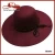 Import New Style Women Soft Vintage Wide Brim Wool Felt Bowler Fedora Hat Floppy Cloche from China
