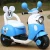 Import New type of children&#39;s riding electric motorcycle battery three wheel pedal charging from China