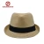 Import New unisex brand fashion outdoor simple solid fedora straw hat from China
