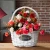 Import New wicker gift baskets white wicker flower baskets with plastic liner from China
