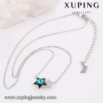 Newest  fashion women jewelry, crystal star necklace with crystals