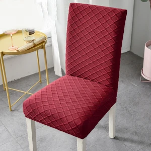 Niblet  Wholesaler Supply Cheap Polyester Mix Spandex Square Elastic Hotel Chair Covers