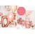 NICRO 22 Pcs Rose Gold Bridal Shower Decorations Kit Bachelorette Party Supplies