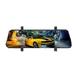 night vision 360 degree dashcam rearview mirror car black box