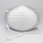 NIOSH N99 Disposable Dust Face Mask N95 Non-woven,non-woven Fabric White 65*31*27CM 10pcs/box 10000pcs Industry Benehal 6215