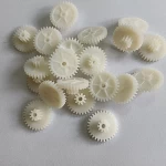 Non-standard customized M0.2-1.0 injection mold plastic nylon gear worm, customized precision plastic gear to map