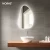 Import Norhs Professional Popular Design LED Lighting Custom irregular shape smart Bathroom Art Mirror from China