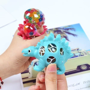 Novelty Dinosaur Squishy Mesh Ball Grape Squeeze Relief Autism Toys Kids&amp;Adult Anti-Stress Toys
