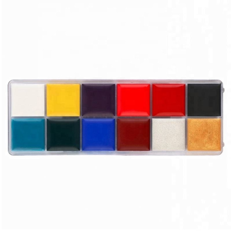 Buy Oem 12 Colors Flash Tattoo Face Body Paint Oil Painting Art ...