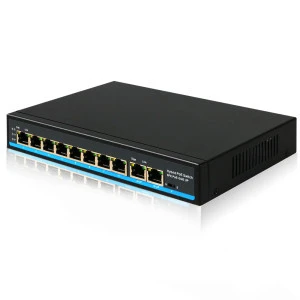 OEM 250m 4 8 9 10 16 24 32 48 Port 8ports CCTV Network Ethernet PoE Switch 48V for Hikvision IP Camera