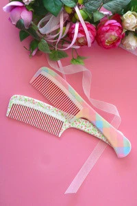 OEM AS Resin Hair Comb Made in Japan