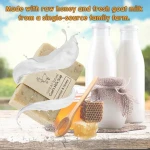 OEM Custom LOGO Natural Organic Handmade Oatmeal Honey Goats Milk Soap