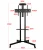 Import OEM factory custom 32-65 inch tv support bracket LCD TV  mobile tv cart stand from China