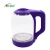 OEM Glass Electric Tea Kettle jug BPA Free Cordless with Auto Shutoff Protection Stainless Steel Lid Bottom