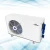 Import OEM ODM Metal casing R32/R410A DC inverter pool heat pump heater wifi jacuzzi/spa heater from China