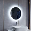 OEM/ODM gold stainless steel frame bathroom mirror led smart  Touch screen enlarge Bathroom mirrors