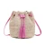 Import One shoulder straw bag Tassel Bucket Bag One Shoulder Messenger Bag from China