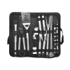 Outdoor Camping Accessories Portable BBQ Tools Set Stainless Steel BBQ Grilling Tools With Carry Bag