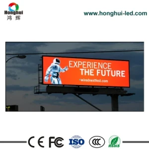 Outdoor Fixed High Brightness DIP P10 with Iron Cabinet LED Display for Huge Big Video Wall Usage