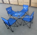 Outdoor folding camping table and chair/6 person picnic set/picnic table set