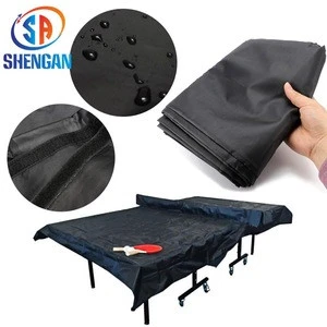 Outdoor Ping Pong Table Cover, Oxford Fabric Table Tennis Cover Weatherproof Upright Heavy Duty Table Tennis Cover