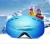 Import Outdoor snow glasses  UV Protection Kids Ski Goggles  Helmet Compatible Snow Goggles for Boys &amp; Girls from China