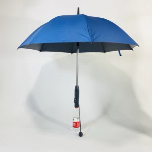 Ovida custom UV sun protective rechargeable battery water spray cooling fan umbrellas