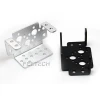 Part &amp; Accessories DIY aluminum alloy black servo brackets Serial Bus Servo/Dual-axis digital servo for DIY bionic robot joint r