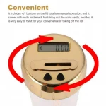 Patent product Large Capacity Christmas Piggy Bank Coin Storage Box Digital LCD Counting Coin Money Bank With Lock For USD money