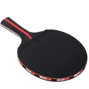 Penhold table tennis ping pang bat Racket paddle with three ping-pang ball  for beginner indoor outdoor games