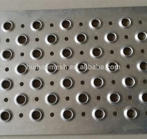 perforated metal walkway and anti-skid perforated sheet stair treads