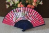 Personalized cloth bamboo fans