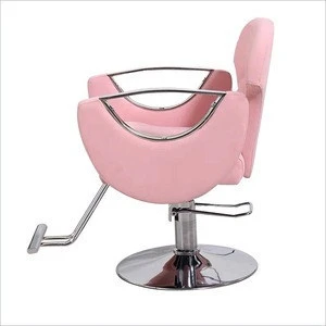 Pink Beauty Hairdressing Hydraulic Shop Reclining Hair Equipment Salon Furniture Barber Chair