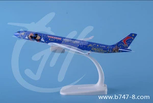 Plane Model Metal Airbus A330 China Eastern color printing 20cm Zinc Alloy Aircraft Model Plane Custom Logo Commercial Display