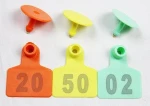 Plastic animal ear tag for pig and livestock poultry equipment