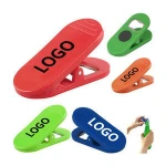 plastic fridge magnetic bottle opener clip with jar opener