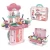 Import Plastic Pretend Play Cooking Child Kids Happy Kitchen Cabinet Sets Toys For Girls from China