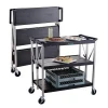 Plastic Restaurant Hotel Room Kitchen Bar Hospitality Catering Serving Cleaning Collapsible Bakery Food Service Trolley Cart